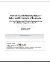 Document: Aromatherapy Reduces Behavioral Symptoms of Dementia